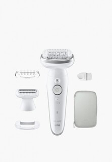 Эпилятор Braun S9 SES 9-041 Silver SmartTouch с бритвенной насадкой и косметичкой