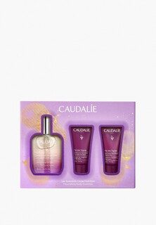 Набор для ухода за телом Caudalie для увлажнения тела (масло для тела, лица и волос, гель для душа, питательный лосьон)