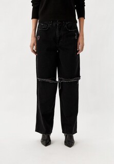 Джинсы BLCV Bauska Extra Wide Black Distressed