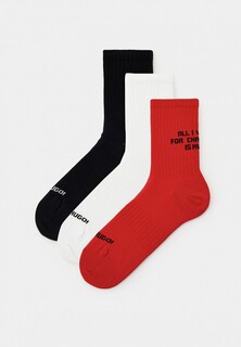 Носки 3 пары Hugo 3PQS X-MESSAGES CC W