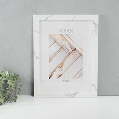 Фоторамка пластик мирам 30х40 см 651675-15 (6) NO Brand