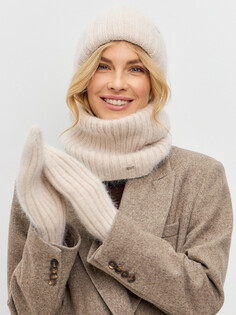 Комплект шапка варежки Curanni