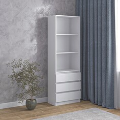 Стеллаж зара 1800х600х340 белый NO Brand