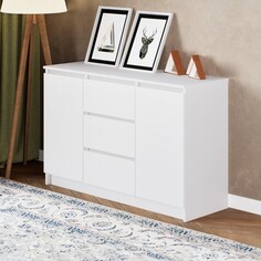 Комод мадера, 1204х404х770, белый NO Brand