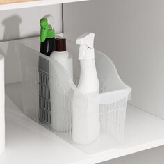 Контейнер для хранения на колесиках, 6 л, 35,5×13×20 см, с ручкой, цвет прозрачный NO Brand