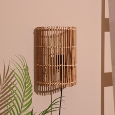 Светильник настенный из ротанга NO Brand