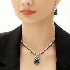 Набор 2 предмета: серьги, колье Queen Fair