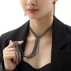 Набор 2 предмета: серьги, колье Queen Fair