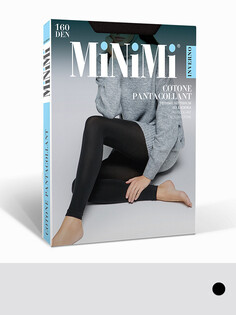 Леггинсы Mini PANTACOLLANT COTONE 160 Nero Minimi