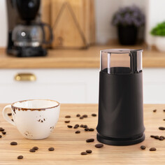 Кофемолка электрическая luazon lcg-02, 120 вт, 80 г, черная