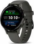 Часы Garmin VENU 3S SLATE SS BEZEL W/ PEBBLE GRAY CASE AND SILICONE BAND (010-02785-00)