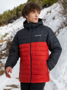Куртка утепленная мужская Columbia Powder Lite II Hooded Jacket, Красный
