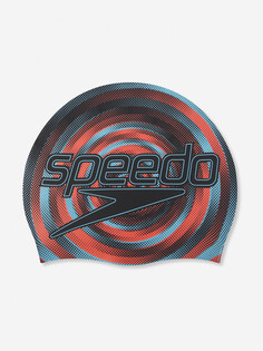Шапочка для плавания детская Speedo Slogan, Черный