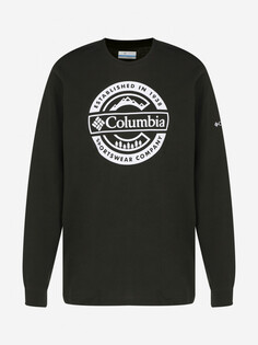 Лонгслив мужской Columbia Rockaway River Graphic Ls Tee, Зеленый