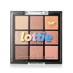 LOTTIE LONDON Палетка теней для век 9 оттенков The Rose Golds