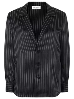 Блуза шелковая Saint Laurent