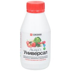 Удобрение Универсал, органоминеральное, жидкость, 250 мл, Agrees Agrees