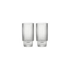 Набор стаканов Pozzi Milano 1876 Modern classic из хрустального стекла 0,46 л 2 шт