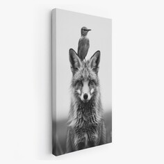 Картина Симфония "дружные животные" 100х50 см