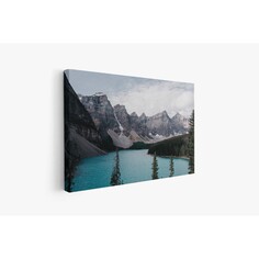 Картина Симфония "зимнее озеро" 100х50 см