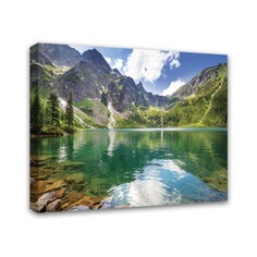 Печатная картина Симфония на деревянном подрамнике "озеро", 40*50 см