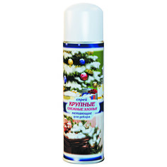 Спрей-краски новогодние спрей Крупные снежные хлопья нетающие для декора 250мл BH