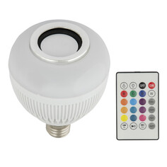 Disco лампы с цоколем E27 лампа светодиодная UNIEL Disco с ПУ 8Вт RGB E27 Bluetooth Volpe