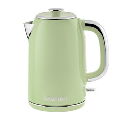 Чайники электрические чайник электрический GALAXY LINE GL 0344 2200 Вт 1,7 л металл олива