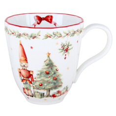 Кружки кружка Новогоднее настроение H157B 350мл фарфор Home Collection