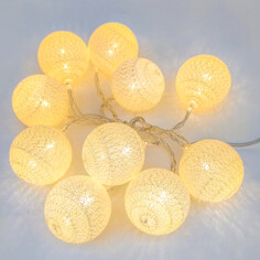 Гирлянды электрические гирлянда MAXIJOY Шарики 2,85м 20LED теплый белый свет
