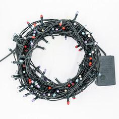 Гирлянды электрические гирлянда Нить 150 LED 7,5м 8 режимов работы мультицвет Glos
