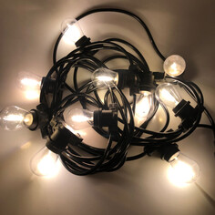 Гирлянды электрические гирлянда MAXIJOY Вытянутые лампочки 5м 10LED теплый белый свет
