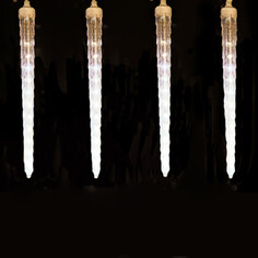 Гирлянды электрические гирлянда-сосульки MAXIJOY 3,5х0,23м 96LED теплый белый свет