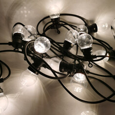 Гирлянды электрические гирлянда MAXIJOY Лампочки 4,5м 50LED теплый белый свет