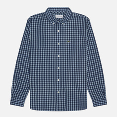 Мужская рубашка Lacoste Check Poplin Regular Fit, цвет синий