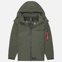 Мужской пуховик Alpha Industries Puffer Parka, цвет серый