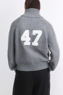 джемпер женский Джемпер вязаный с принтом и полосками Befree