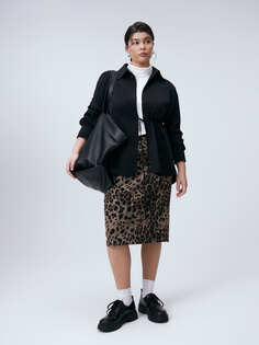 Жаккардовая юбка 4XL(56) Lalis