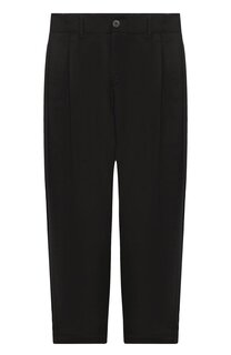 Брюки из хлопка и вискозы Karl Lagerfeld Kids
