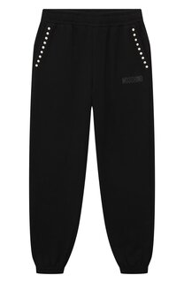 Хлопковые джоггеры Moschino