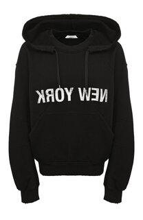 Хлопковое худи Helmut Lang