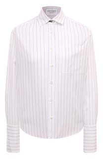 Рубашка из хлопка и шелка Brunello Cucinelli