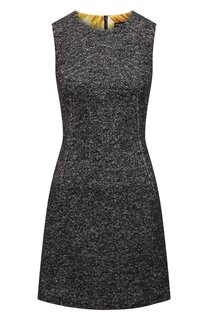 Платье из шерсти и шелка Dolce & Gabbana