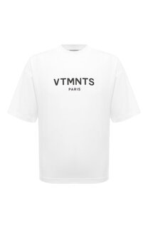 Хлопковая футболка VTMNTS