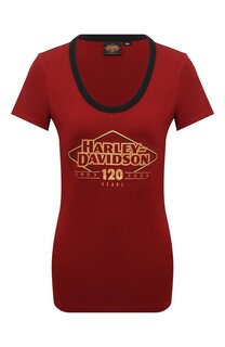 Хлопковая футболка 120th Anniversary Harley-Davidson