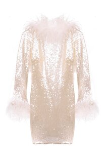 Платье с отделкой перьями New Arrivals