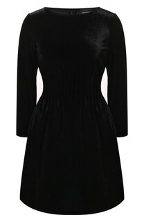 Бархатное платье Emporio Armani