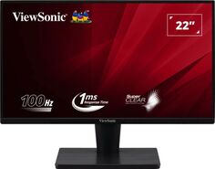 Монитор 21,5" Viewsonic VA2215-H VS18811 1920x1080 LED, 16:9, VA, 250cd, 3000:1, 50M:1, 178/178, VGA, HDMI, audio, 100Hz, tilt, VESA 75x75, black