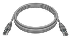 Кабель патч-корд U/UTP 5e кат. 0.15м NTSS NTSS-PC-UTP-RJ45-5e-0.15-LSZH-GY 2хRJ45/8P8C, T568B литой, LSZH, серый