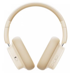 Наушники беспроводные Baseus Bowie H1i A00050402223-00 Noise-Cancellation Stellar White (600 мАч, время зарядки 2 часа, 20 Гц-20 КГц, время музыки до